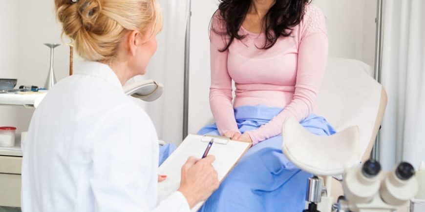 having advise with a gynecologist